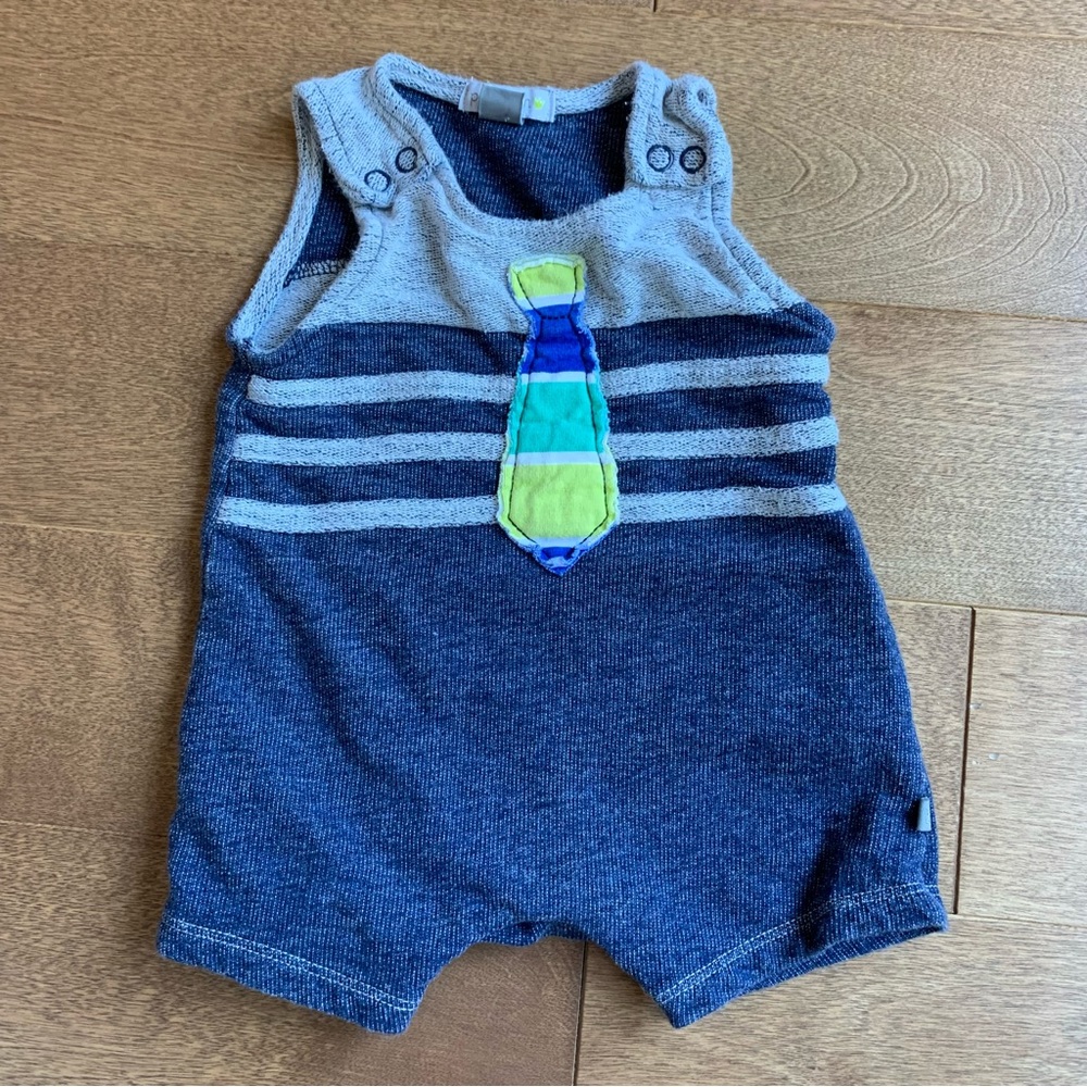 3/$10 PETIT LEM Baby boy romper 3m